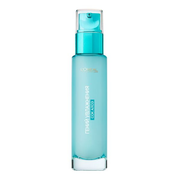 L'Oreal Paris Аква-флюид для лица Гений Увлажнения, с экстрактом Алоэ и ...