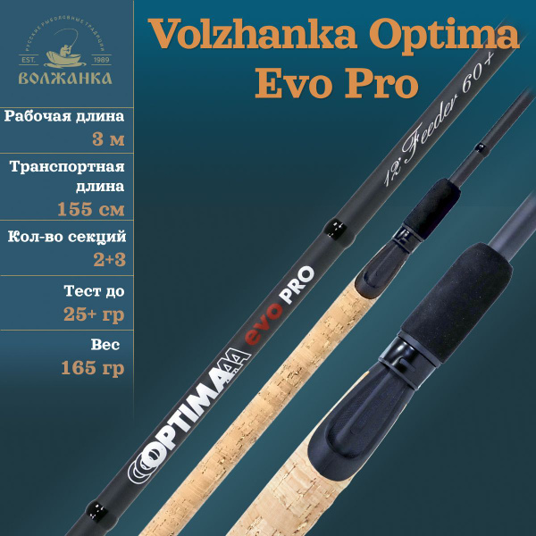 Удилище Волжанка Volzhanka Optima Evo Pro купить по выгодным ценам в ...