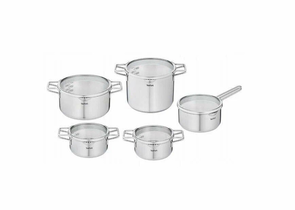 Набор индукционной посуды Tefal Nordica, 10 предметов купить на OZON по ...