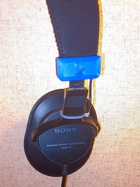 Ремкомплект креплений наушников для Sony MDR-V600 и др ( цвет черный ...