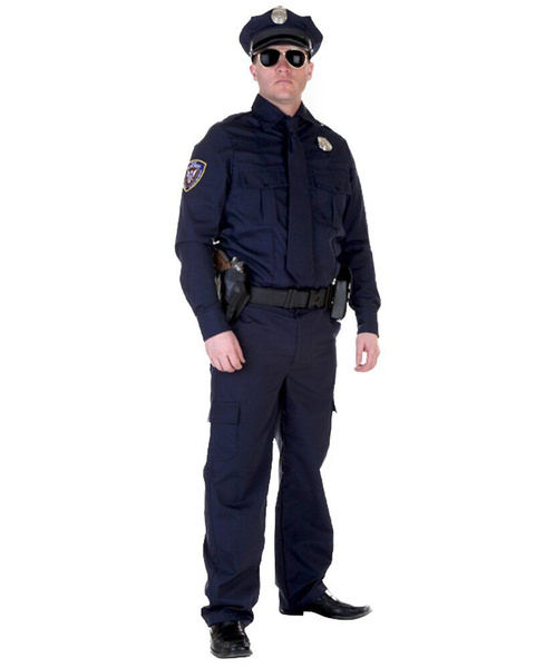 полицейская форма на манекене в магазине