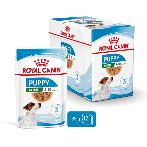 Royal Canin Mini Puppy (в соусе) 85г * 12шт влажный корм для щенков ...