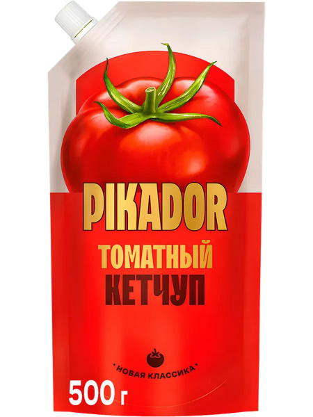 Кетчуп ПИКАДОР Томатный, 500г - купить с доставкой по выгодным ценам в ...