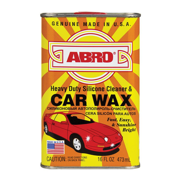 Полироль автомобильный Abro Полироль кузова "CAR WAX" воск силиконовый ...