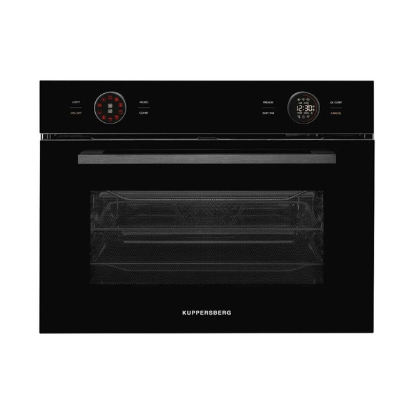 Духовой шкаф электрический с СВЧ Kuppersberg KMW 612 Black - купить с ...