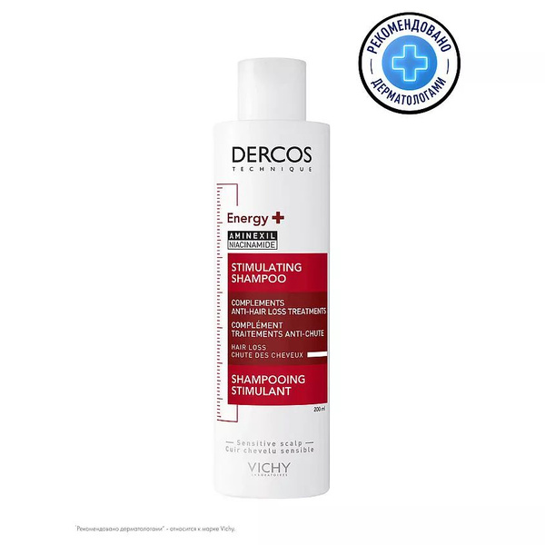 VICHY Dercos Aminexil Тонизирующий шампунь против выпадения волос у ...