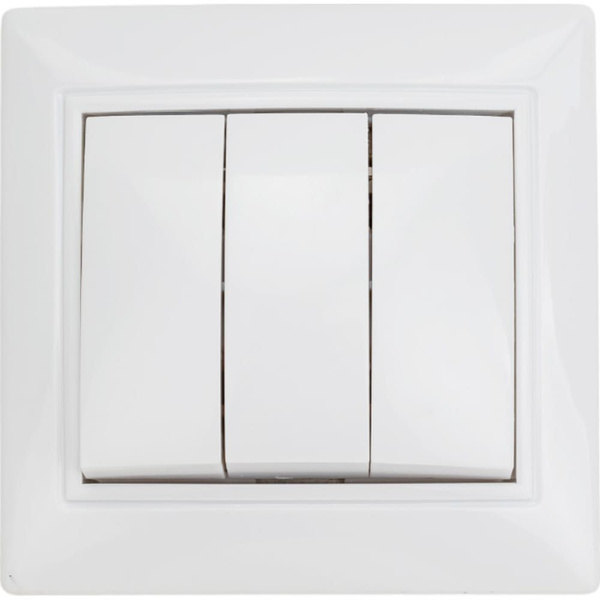 Трехклавишный выключатель UNIVersal Севиль купить на OZON по низкой ...