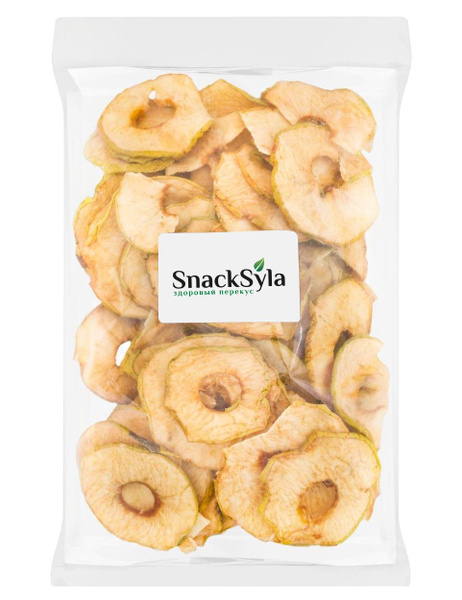 Фруктовые чипсы Яблочные "Snacksyla здоровый перекус", 500 г - купить с ...