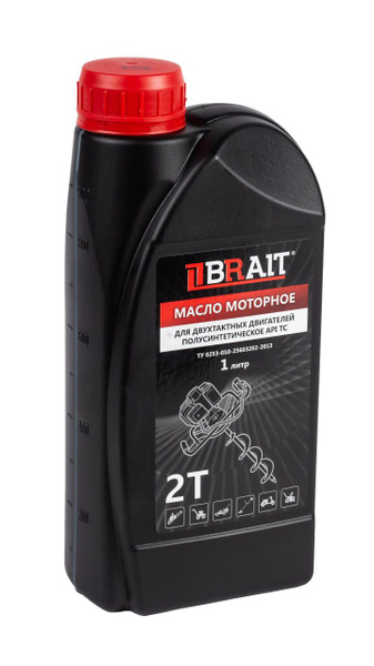 Brait 2-T API TС Полусинтетическое моторное масло для 2-х двигателей ...