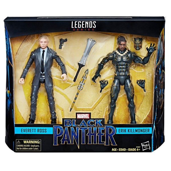 Hasbro Marvel Legends Series Action Figures Everett Ross Erik Killmonger 16cm OZON 1673609477