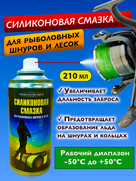 Смазка для шнура, плетеной лески и катушек / Смазка для механизма ...