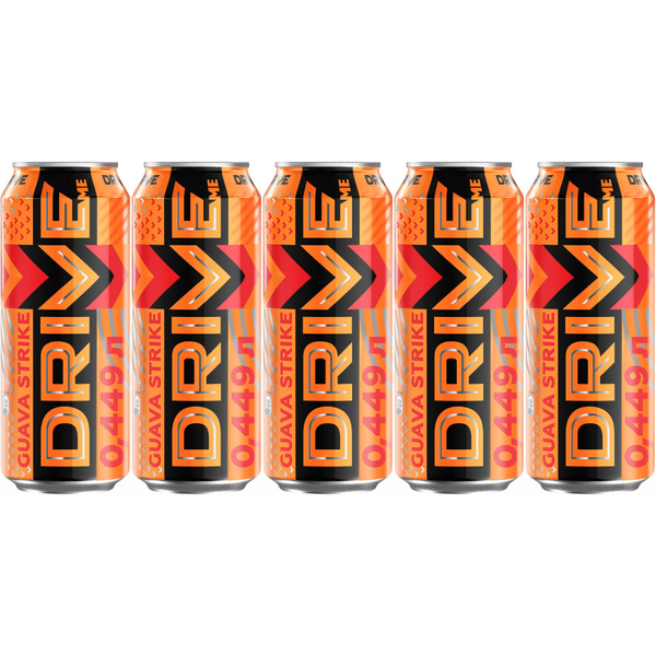 Энергетический напиток Drive Me Гуава Страйк газированный 449 мл, набор ...