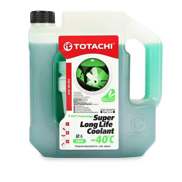 Антифриз TOTACHI Super LLC зеленый 2л. купить по выгодной цене в ...