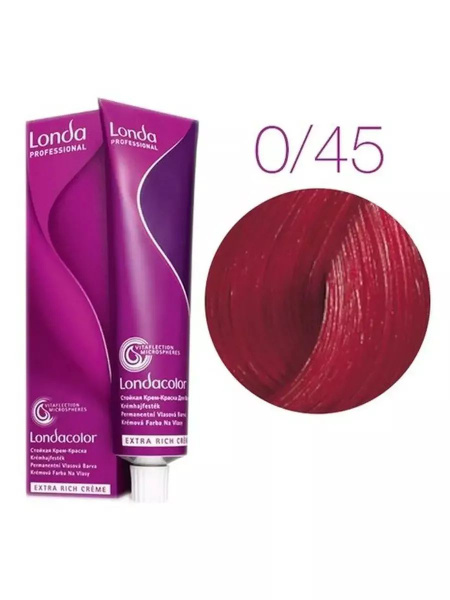 Londa Professional Extra Rich 0/45 медно-красный микстон Стойкая крем ...