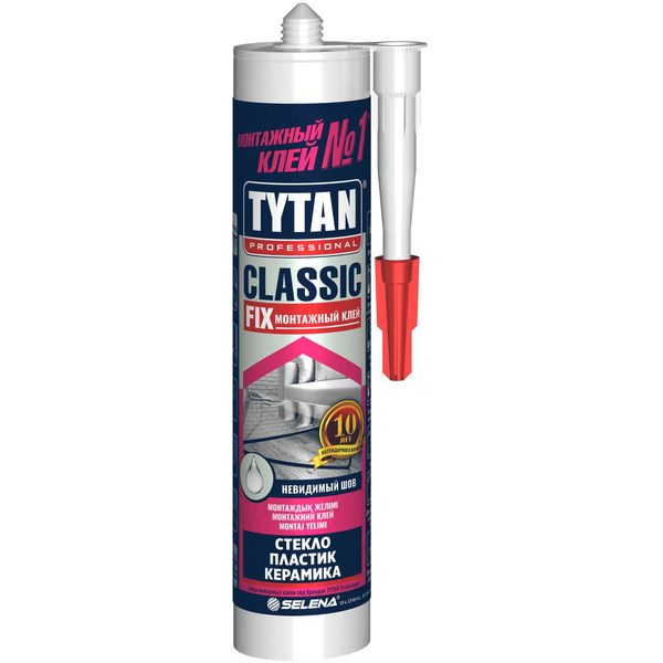 Жидкие гвозди клей прозрачный TYTAN Classic FIX 310мл - купить с ...