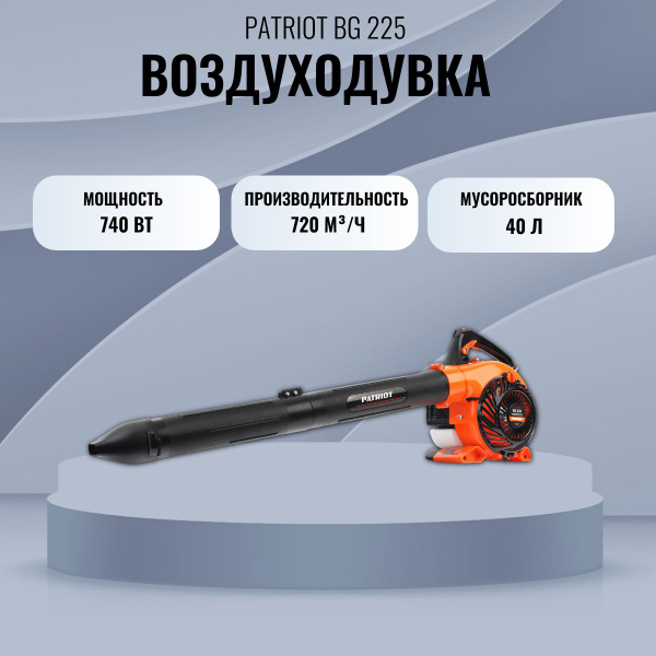 Воздуходувка Patriot BG 225 (755100126) 1 л.с. купить на OZON по низкой ...