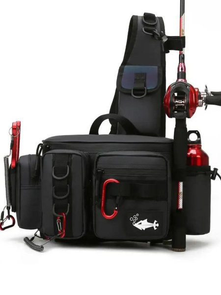 Сумка для рыбалки, Тактическая сумка на одно плечо, однолямочный ...