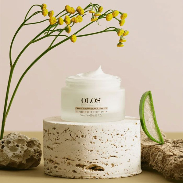 OLOS Ночной крем с гликолевой кислотой CREMA ACIDO GLICOLICO NOTTE 50 ...