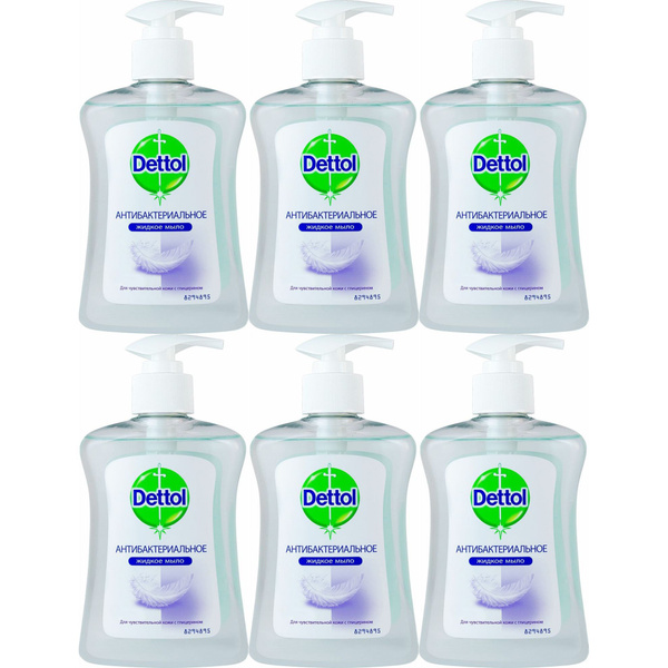 Туалетное мыло жидкое Dettol антибактериальное для чувствительной кожи ...