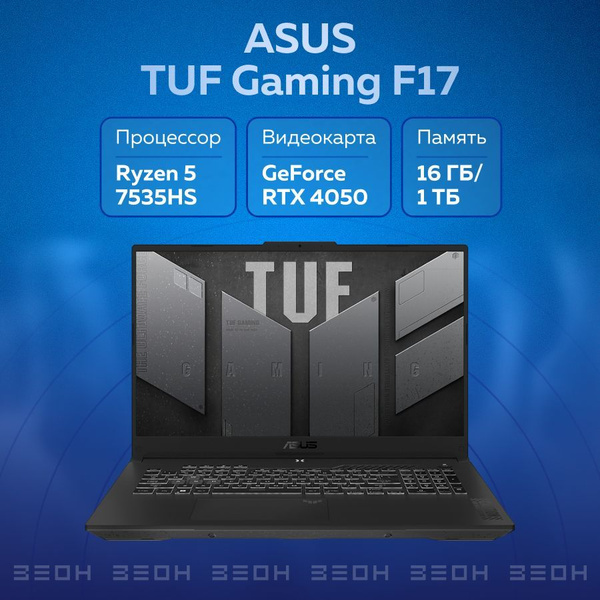 Игровой ноутбук ASUS TUF Gaming A17, черный купить по низкой цене ...