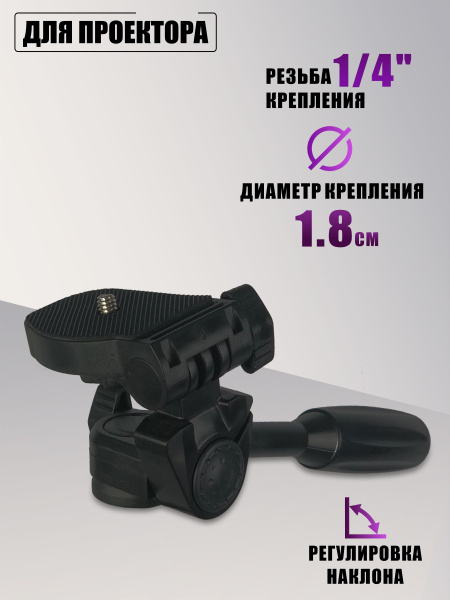 Штативная площадка кронштейна для проектора, резьба 1/4купить по низким ...