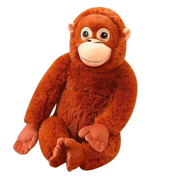 Мягкая игрушка Обезьяна IKEA (ИКЕА) 66 см коричневая купить на OZON по ...