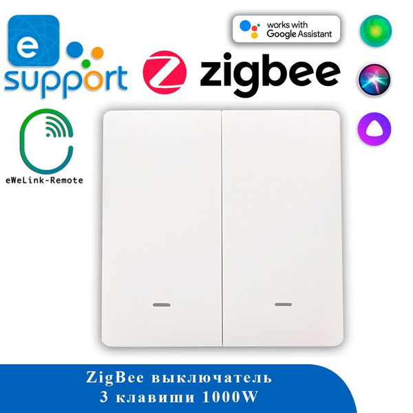 Выключатель механический ZigBee 2C-86-W MILD eWeLink, Яндекс Алиса ...