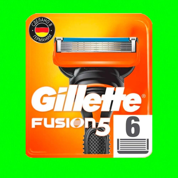 Характеристики Сменные кассеты Gillette Fusion5 с 5 лезвиями для бритья ...