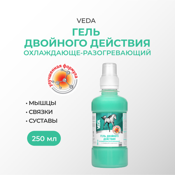 Гель двойного действия охлаждающе-разогревающий с камфорой и ментолом ...