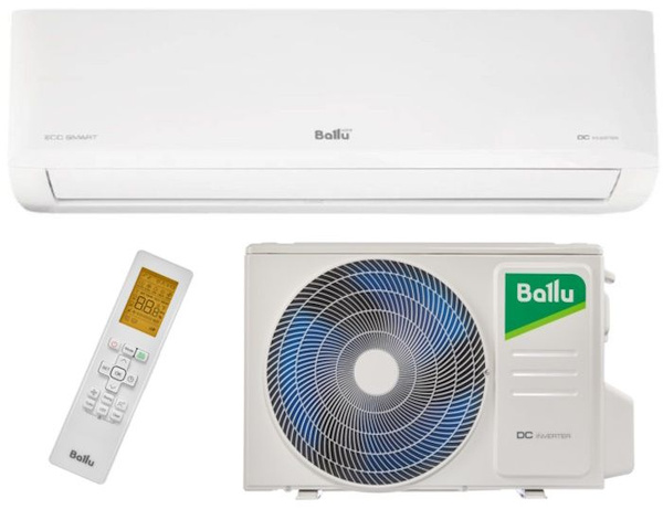 Сплит система Ballu Eco Smart DC BSYI-08HN8_V4 (до 22 кв. метра, завод ...