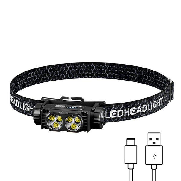 USB перезаряжаемая фара купить на OZON по низкой цене (1999699975)