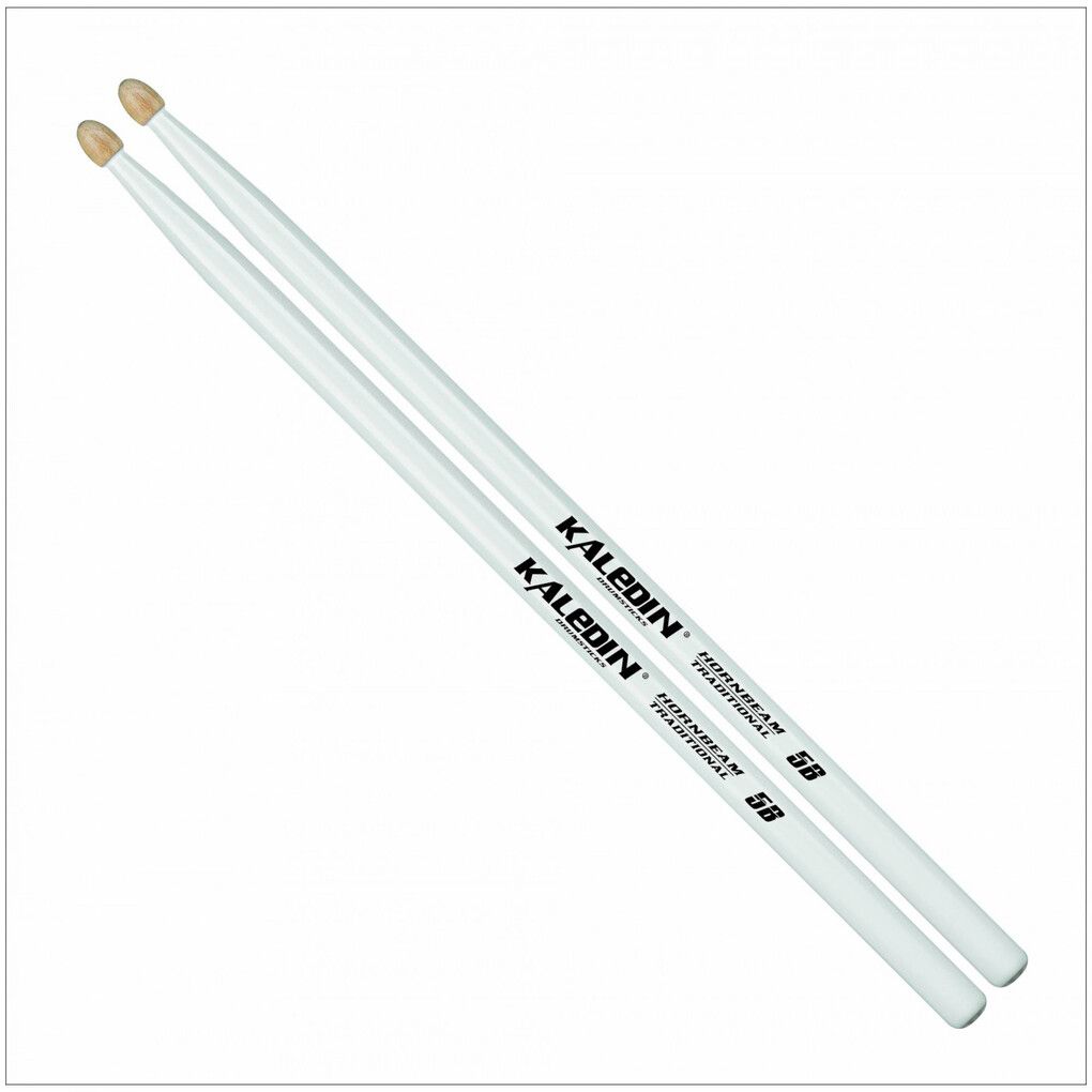 KALEDIN DRUMSTICKS 7KLHBW5B - Барабанные палочки 5B WHITE