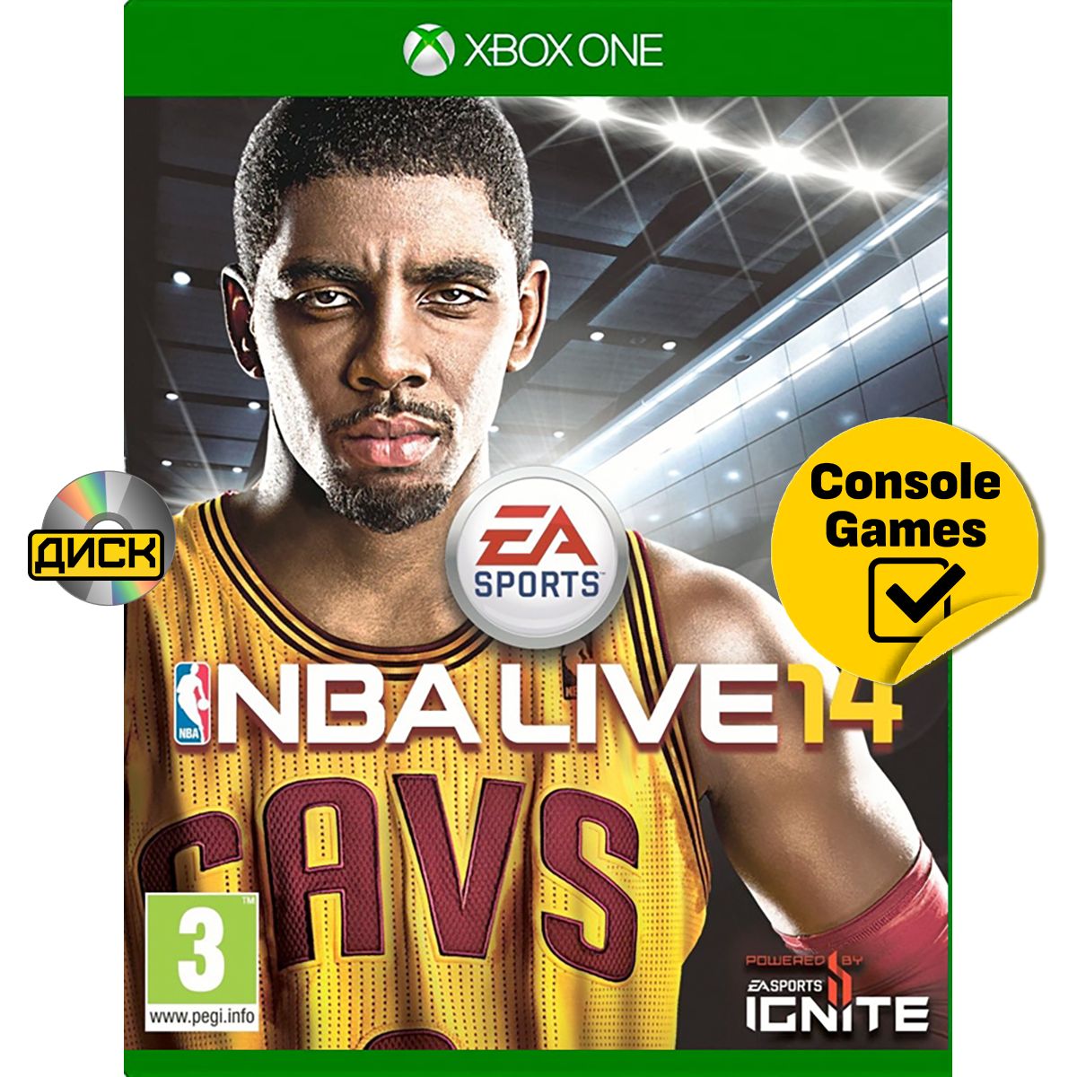 XBOX ONE NBA LIVE 14 (английская версия). Товар уцененный