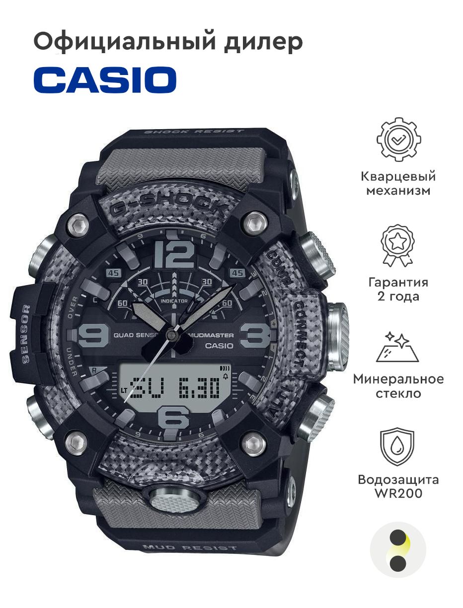 Мужские наручные часы Casio G-Shock GG-B100-8A - купить с доставкой по  выгодным ценам в интернет-магазине OZON (769866315)