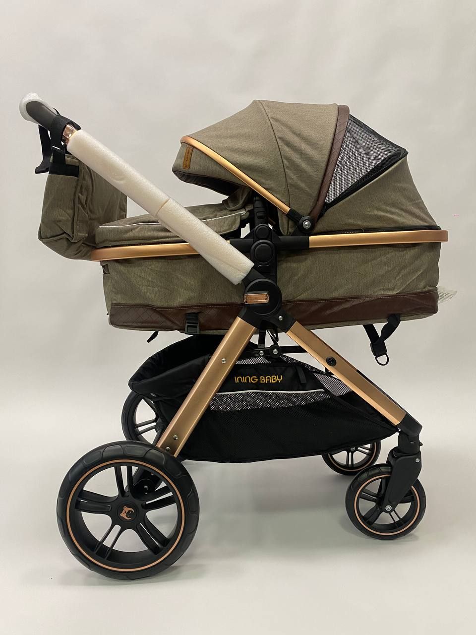 Коляска трансформер ining baby K310 khaki