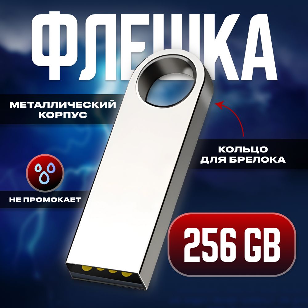 USB Флеш-накопитель 256 ГБ, Скоростная флешка 256 gb - купить с доставкой  по выгодным ценам в интернет-магазине OZON (1089158561)