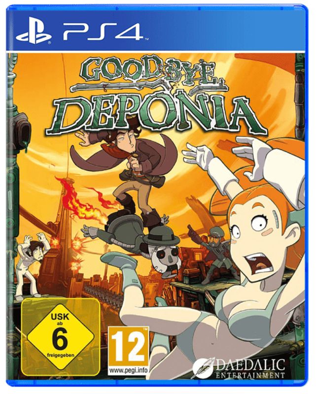 Игра Goodbye Deponia (PS4) (PlayStation 4, Русские субтитры)