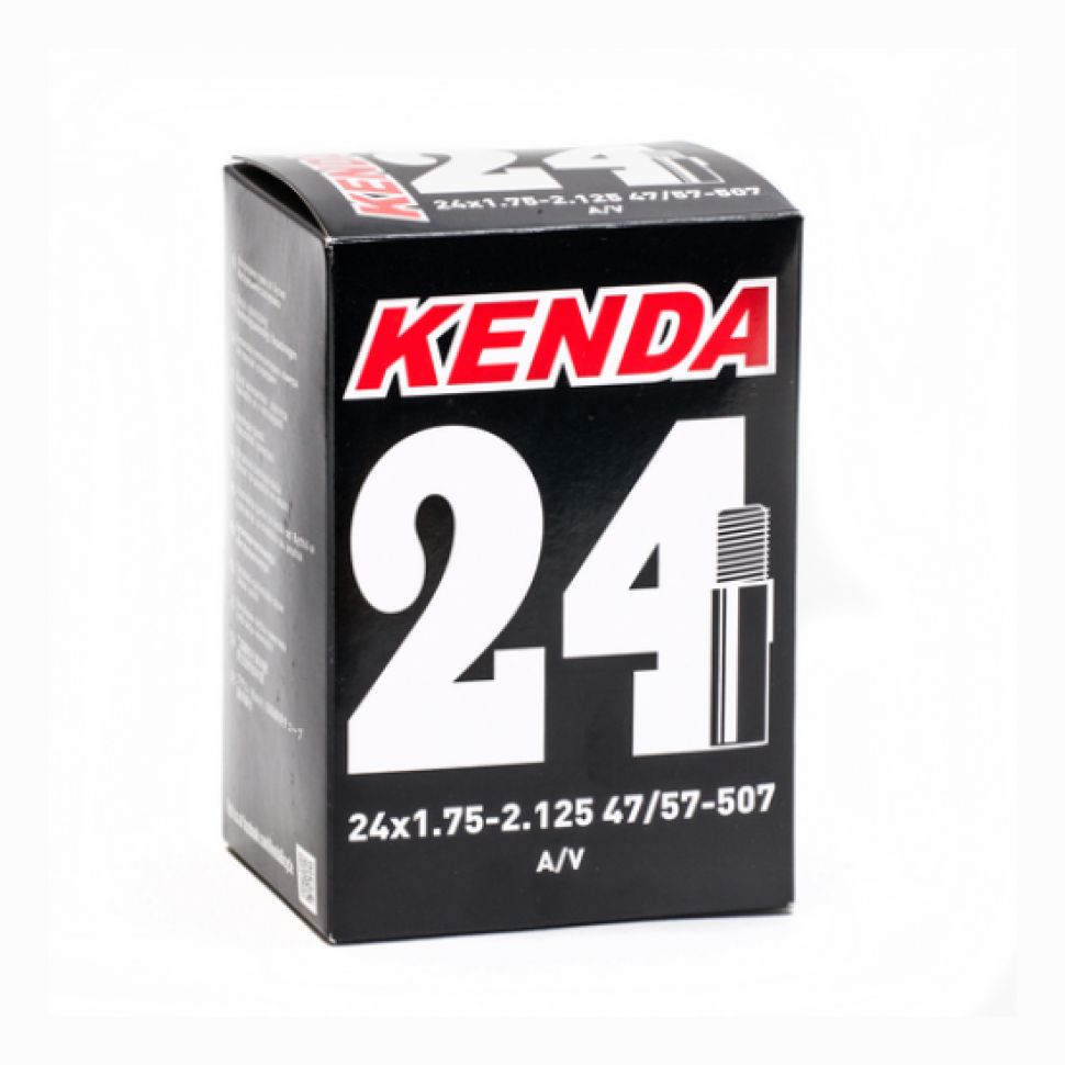 Велокамера Kenda 24x1.75-2.125" E-Ready A/V автониппель