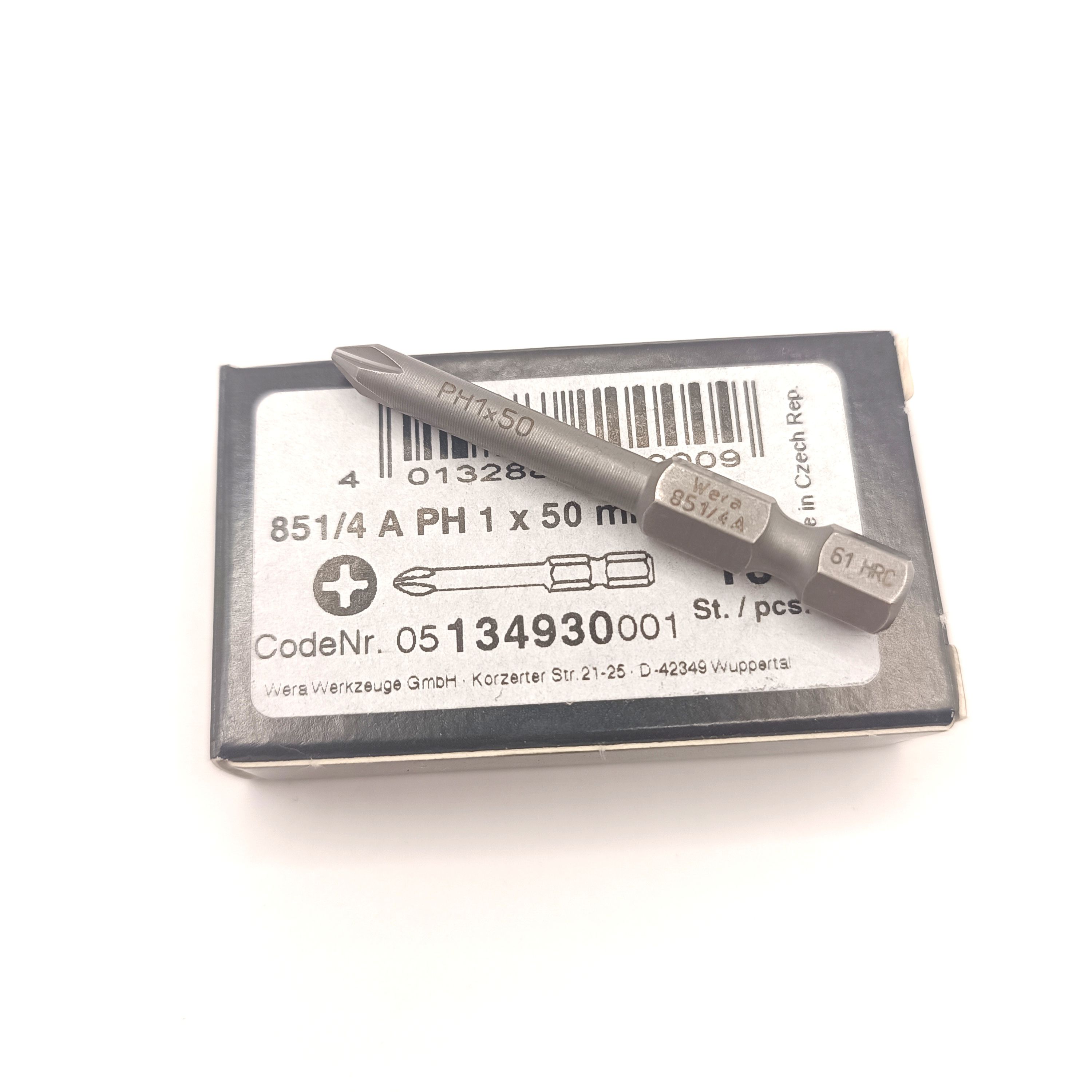 БитакрестоваяPhillipsособеннотвёрдаяWERA851/4A,PH1x50mmWE-134930