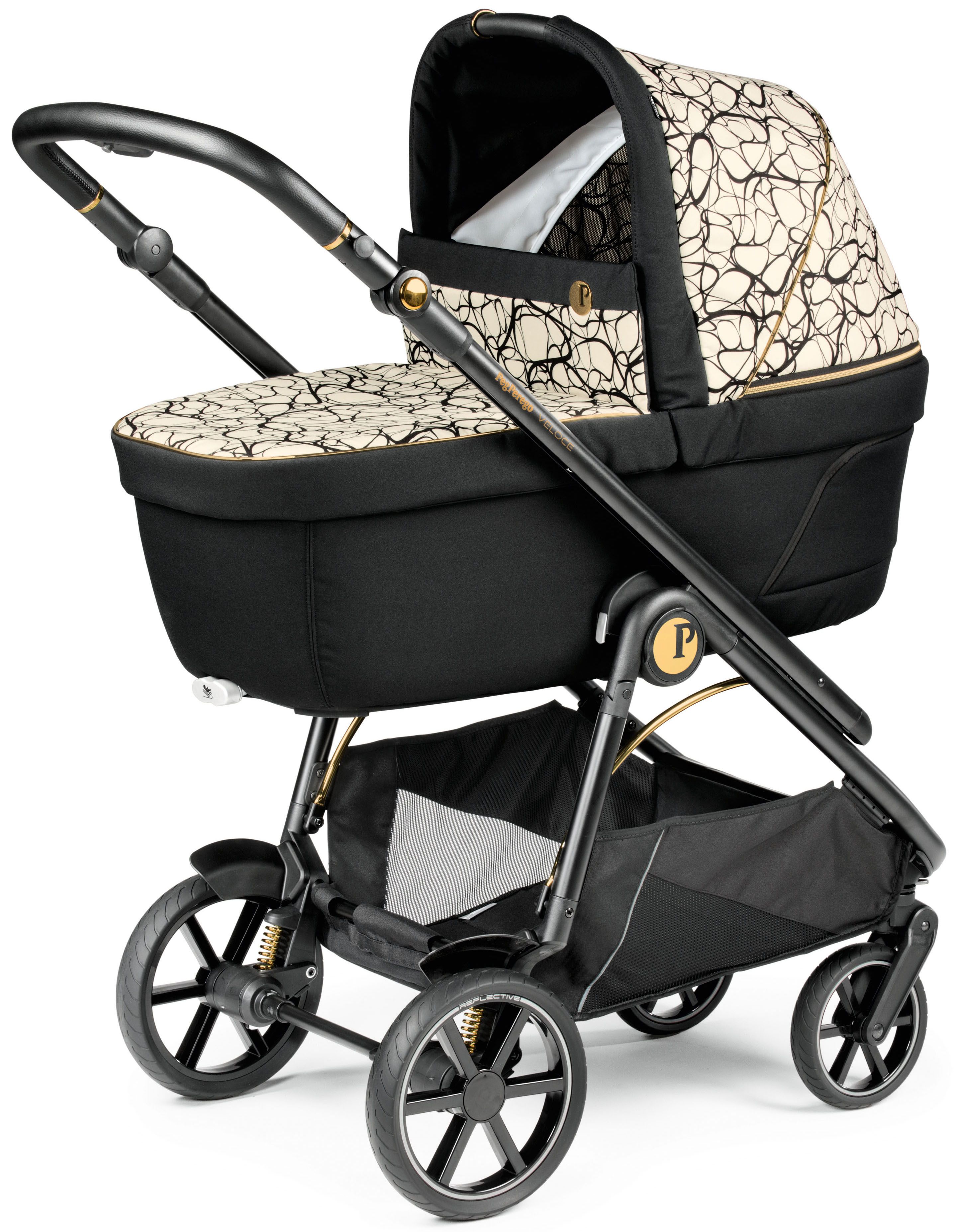 Коляска 3 в 1 Peg Perego Veloce Belvedere SLK Graphic Gold