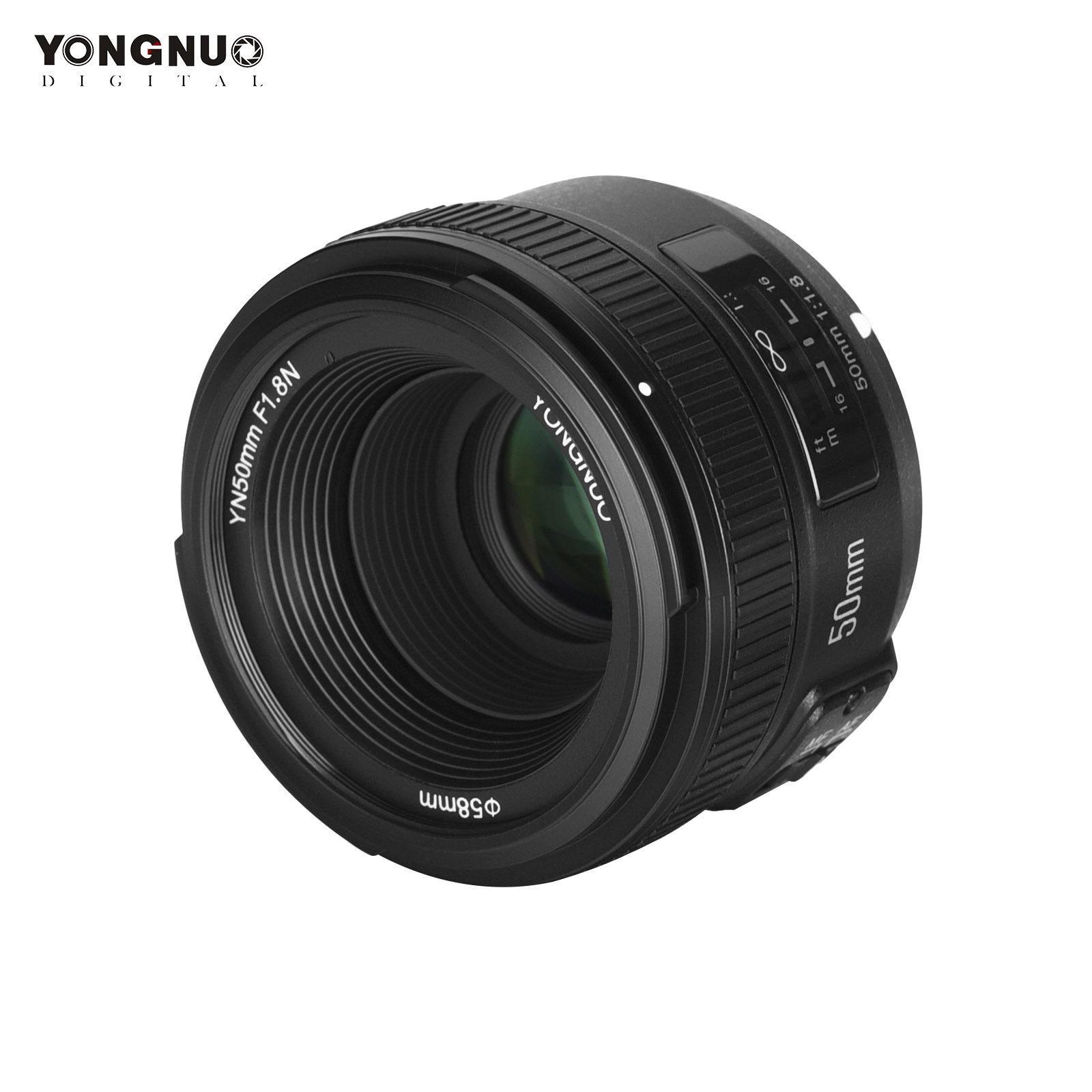 YONGNUOYN50mmF1.8Nобъективсфиксированнымфокуснымрасстояниемдляпортретнойипейзажнойсъемки