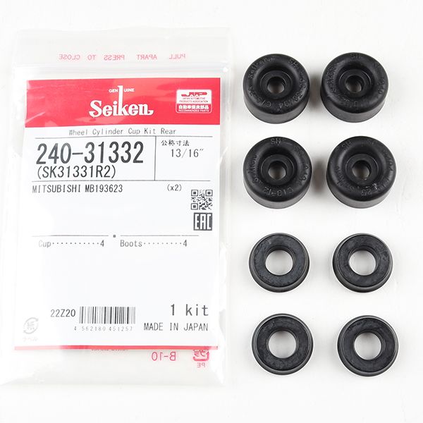 Ремкомплектрабочеготормозногоцилиндра240-31332Seiken13/16",MB193623MitsubishiPajeroiO,H62W/H67W/H72W/H76W/H77W2000-2007