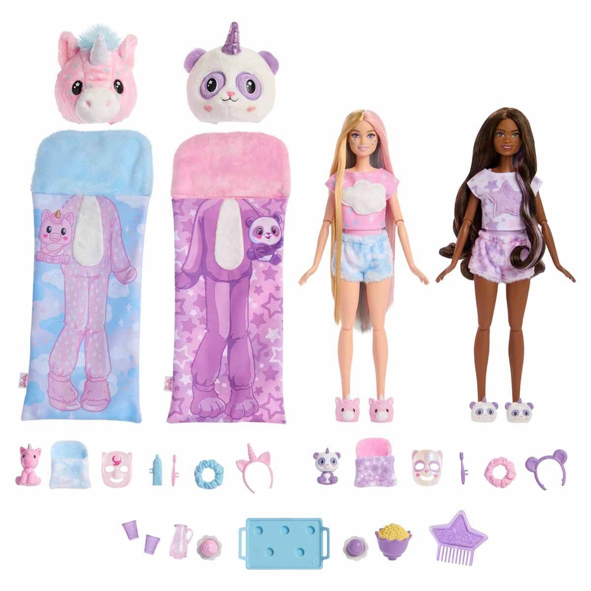 Игровой набор Barbie Cutie Reveal Sleepover Playset HRY15