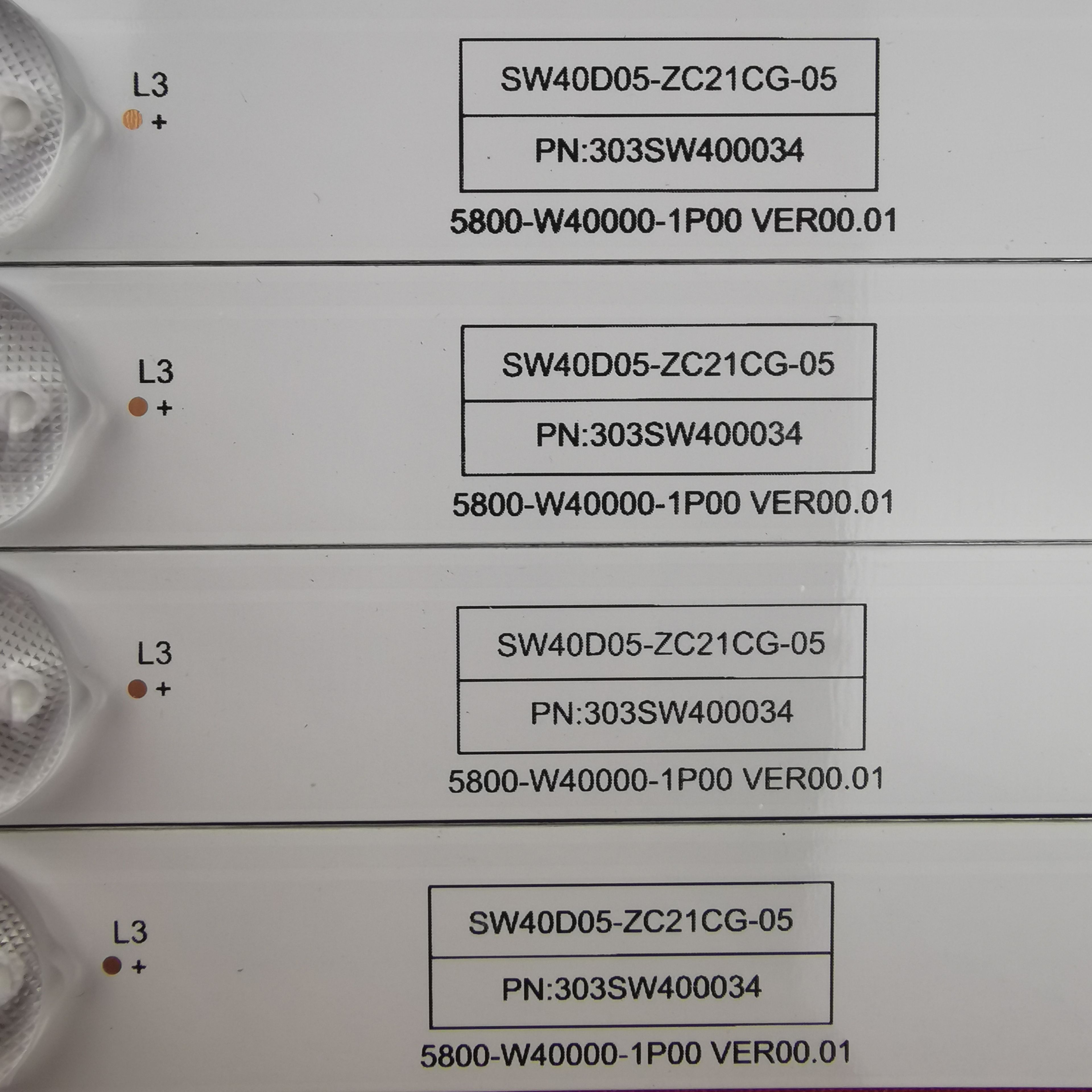 LED подсветка 5800-W40000-1P00 для ТВ Hyundai H-LED40F456BS2 / GoldStar LT-40T450F / Erisson 40LES70T2 , 40LES71T2, 40LES72T2
