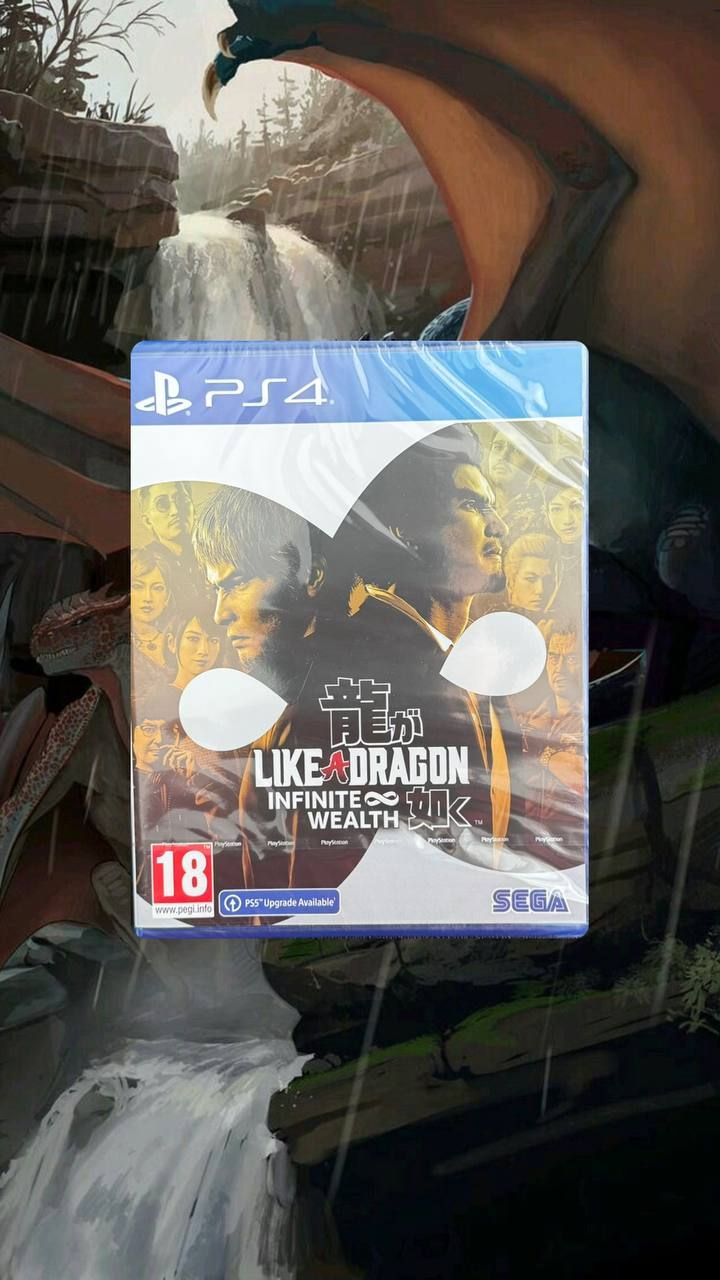 Like a dragon infinite wealth ps5 диск