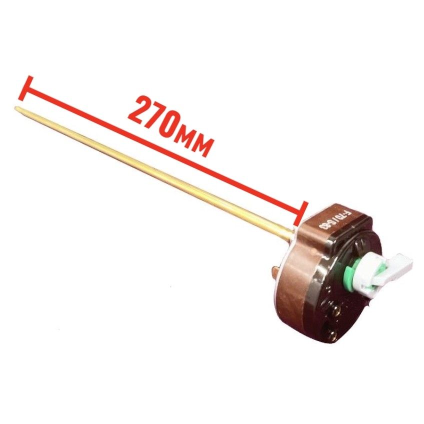 Термостат стержневой с термозащитой TBS 16A 250V T105 для Ariston, Thermex, Polaris и др.