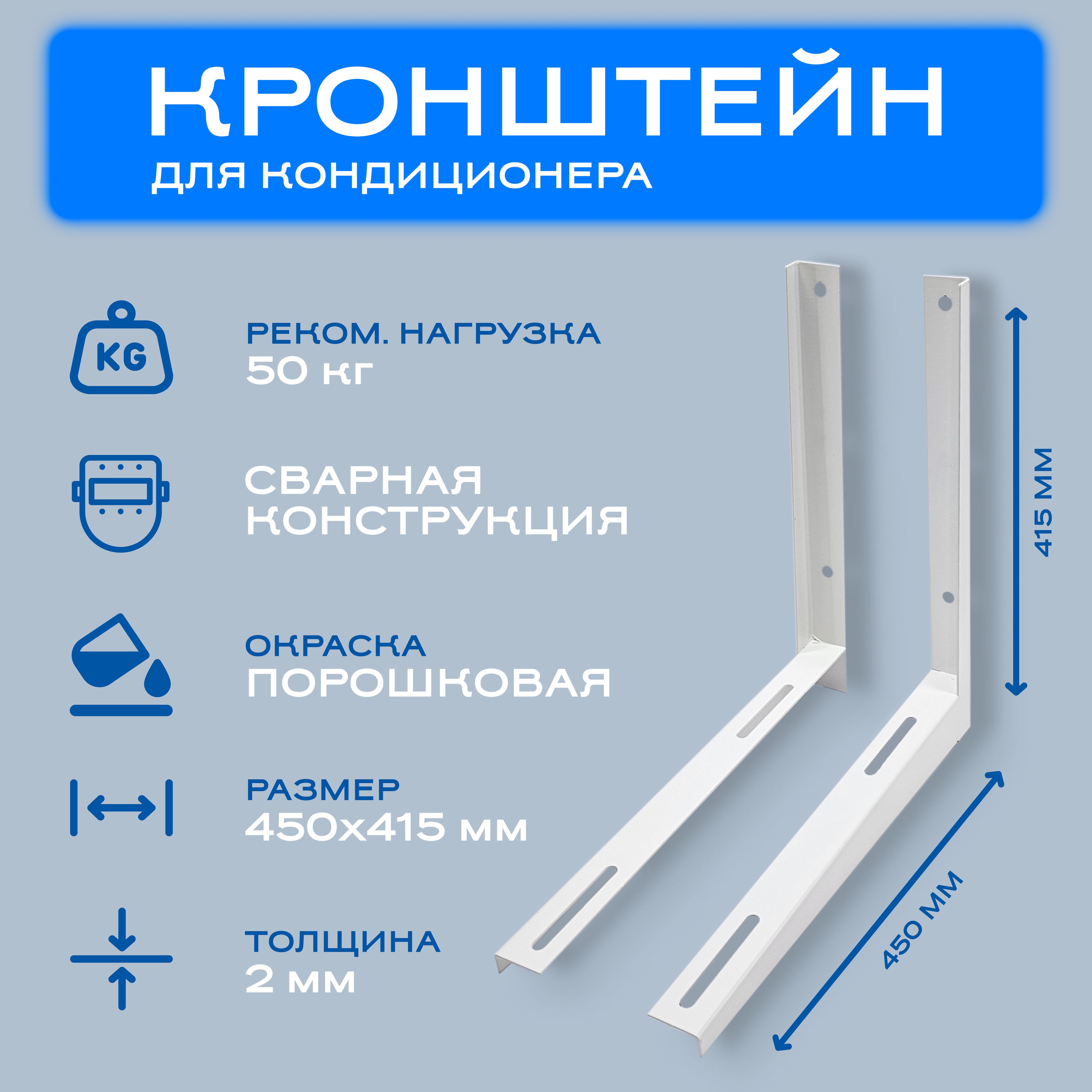 Кронштейн крепёжный для кондиционера 415х450