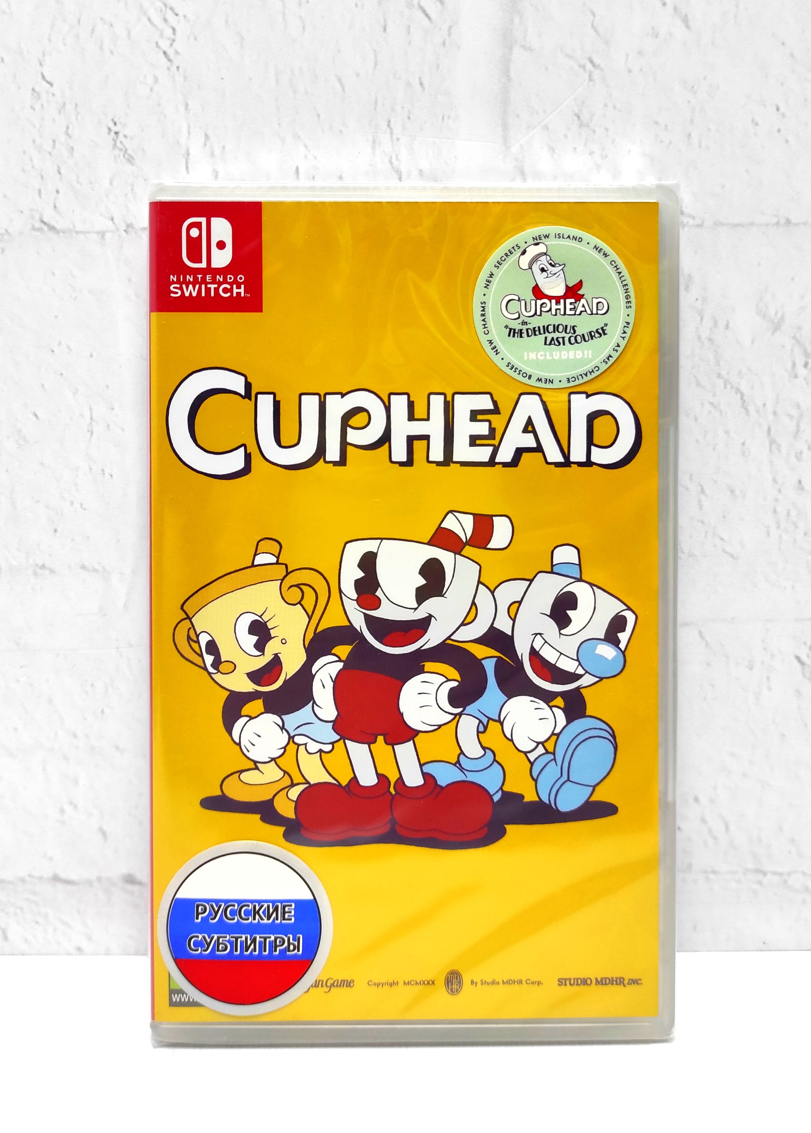 Cuphead Русские субтитры Видеоигра на картридже Nintendo Switch