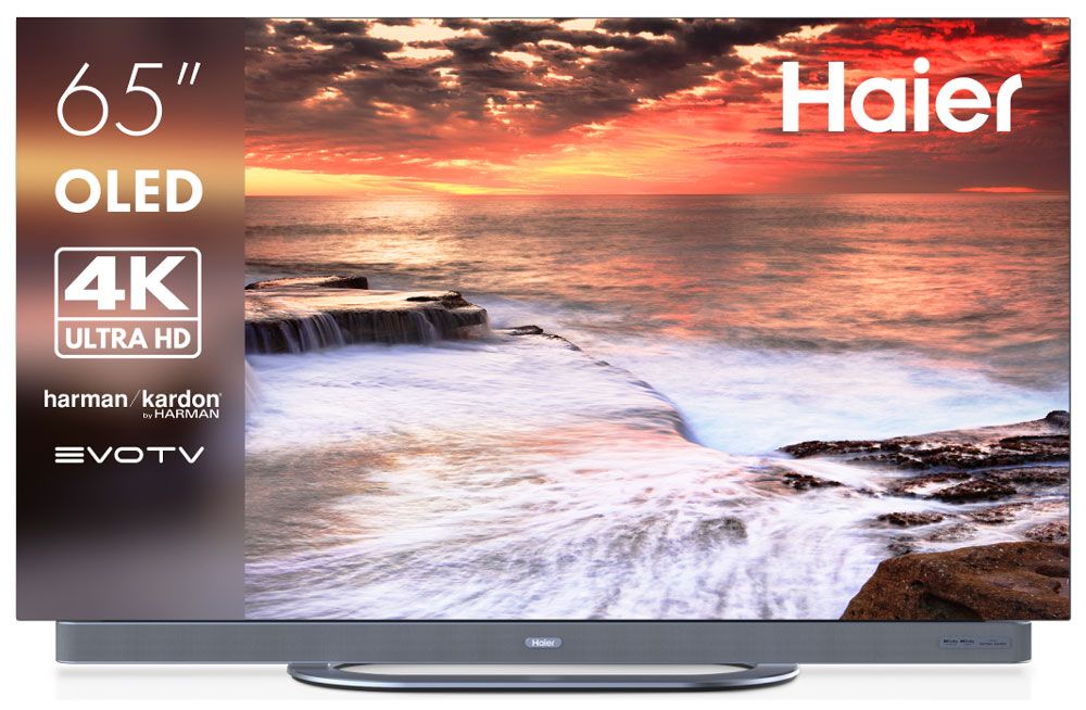 HaierТелевизор65OLEDS9ULTRA65"4KUHD,черный