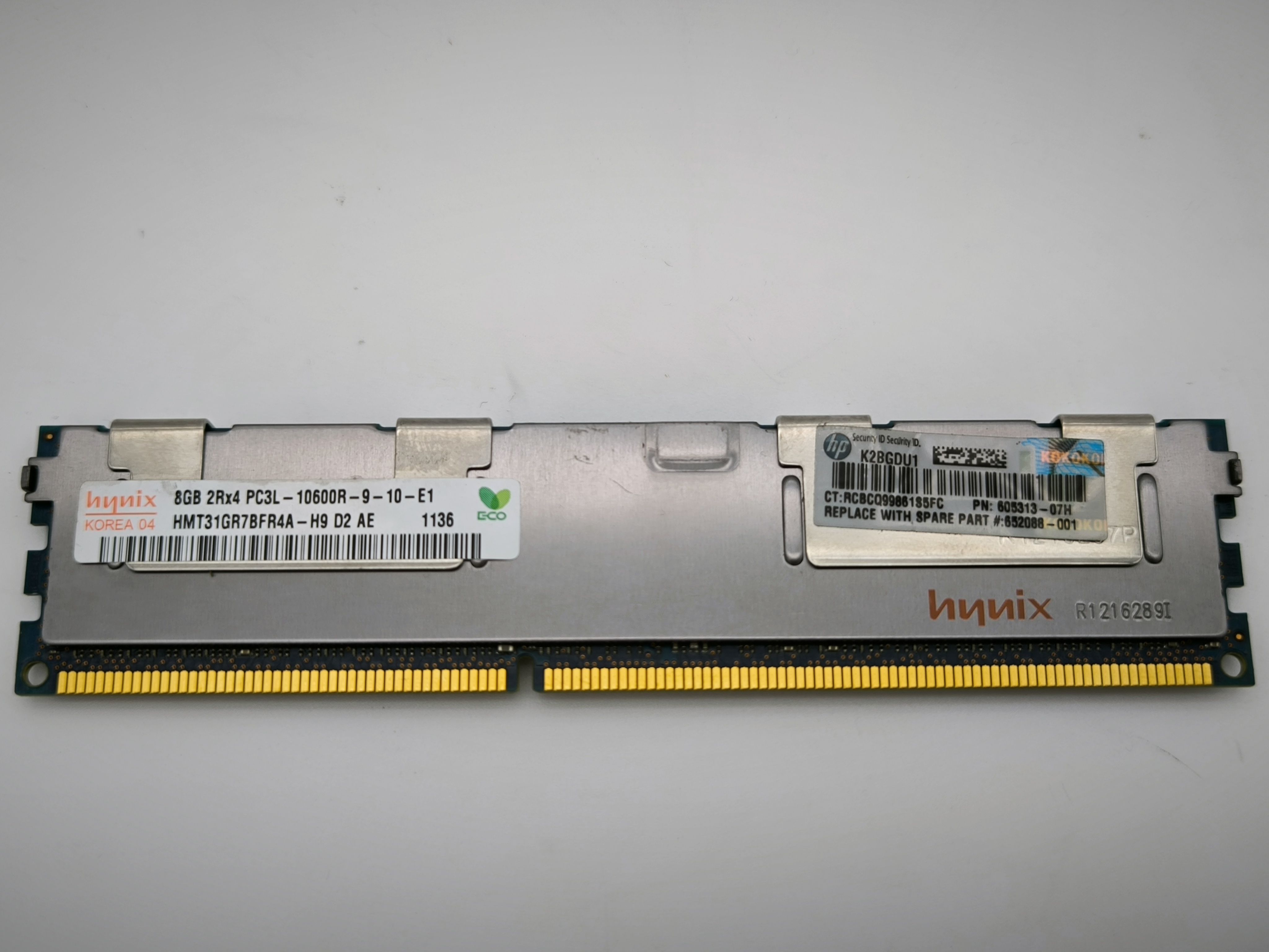 Модуль оперативной памяти Hynix 8Gb DDR3 REG PC3-10600R 2Rx48 ГБ  (HMT31GR7BFR4A-H9) - купить по выгодной цене в интернет-магазине OZON  (1549229927)